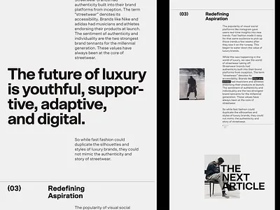 Applied Article, Concept article design editorial editorial design typography