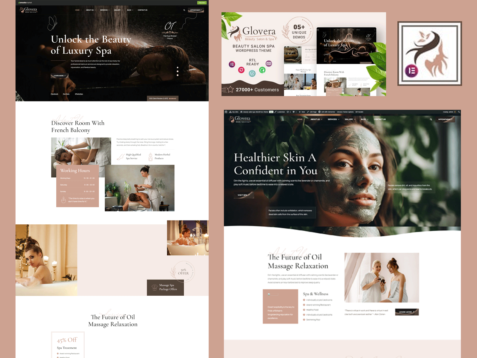 ✨ Transform Your Beauty Business with Glovera! ✨ beautysalon glovera luxuryspa salonbusiness seooptimized spawebsite webdesign wellnesswebsite wordpresstheme wptheme