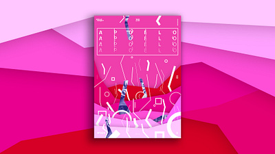 Digital Pink Poster#324