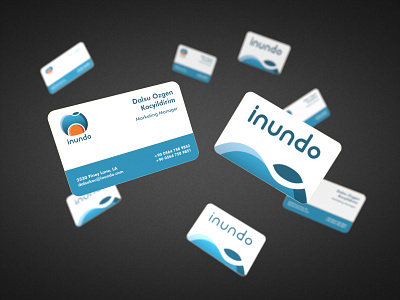 Inundo Business Card - Day 6 abstract brand identity branding business businesscard gestalt graphic design icon inspiration logo logotype minimalist mockup negative space sign signage logo design