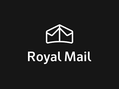 Royal Mail branding clever crown crown logo dual meaning fun letter logo mail monarch royal