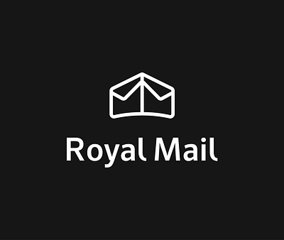 Royal Mail branding clever crown crown logo dual meaning fun letter logo mail monarch royal