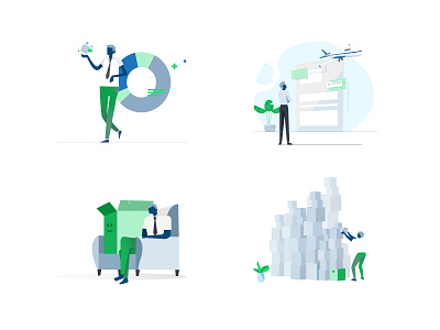 FREIGHT ILLUSTRATIONS brand illustraion procreate ui ux
