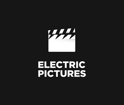 Electric Pictures branding clever design dual meaning film fun illustration logo movie