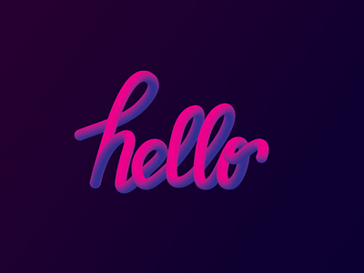 Helllo art drawing illustration illustrator lettering pen tablet photoshop typography wacom