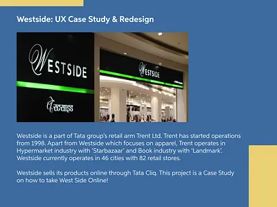 Westside: UX Case Study & Redesign design ui ux