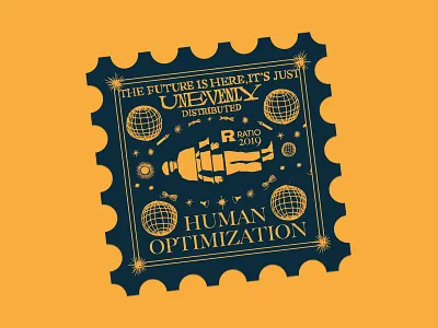 Human Optimization sticker human sticker