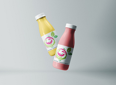 Blend Smoothies Packaging & Logo Design brand identity branding design design art logo minimal packaging packaging design packaging mockup packagingdesign packagingpro smoothies