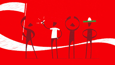 Character Design for Coca Cola branding character character design design flat illustration illustrator vector