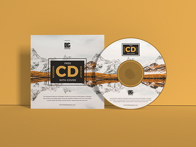 Free Modern CD Mockup With Cover branding cd cd cover mockup download font free free mockup freebie identity logo mock up mockup mockup free mockup psd mockups print psd stationery template