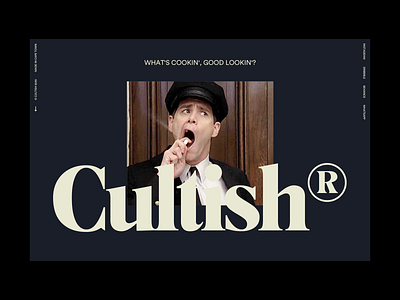 Cultish® black brand clean dark landing page magazine meme modern publication publication design typography ui user experience user interface ux web