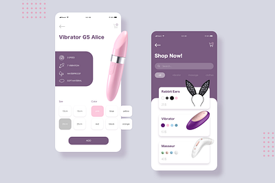 Item Card / UI Trip Day 3 design minimal toys ui ux vibrator