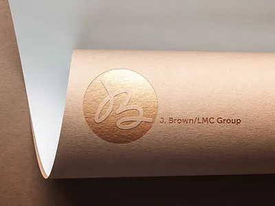 Embossed logo for local marketing group design emboss graphic design logo paper simple simple logo