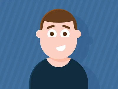 This is me! animation body character character design design emotion face friendly fun hair happy illustrations illustrator male man self portrait smile story vector