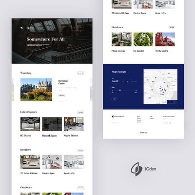 UlteriorSpaces design illustration logo minimal typography ui ux vector web website