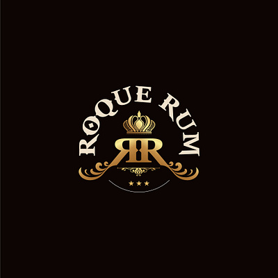 ROQUE RUM branding branding design graphic symbol logo logo designing rumlogo rumlogo