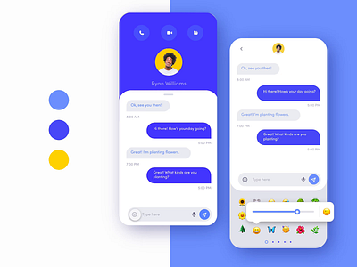 🔥Custom Emoji Sliders animated animation app apple blue challenge chat custom daily emoji emoji reaction ios message message app messaging mobile movie prototype sliders text