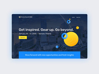 Landing Page for 1Ci Partner Summit 2020 1ci branding design event event branding landing landing design landingpage ui uidesign webdesign website