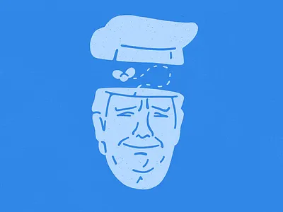Shithead character design illustration impeachment shit trump usa