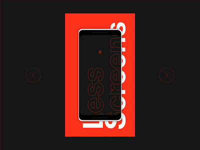 workin on some screen stuff balck googlepixel illustration pixel poster design red screen typography