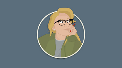 New Icon grapic icon illustration illustration design selfportrait