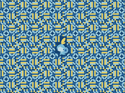 Sobble Wallpaper geometric pattern patterns pokemon shield sobble sword video game videogame videogames wallpaper water