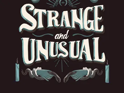 strange and unusual design hand lettering handlettering illustration lettering strange type typography unusual victorian