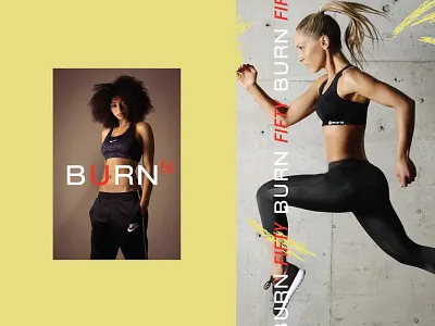 Fitness Promo Graphics branding editorial editorial design fitness layout layout design logo sans serif sports type typography wordmark