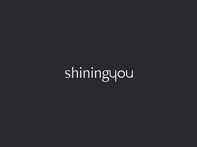 logotype - shiningyou branding design graphic design logo logo design logodesign logotype minimalism typography