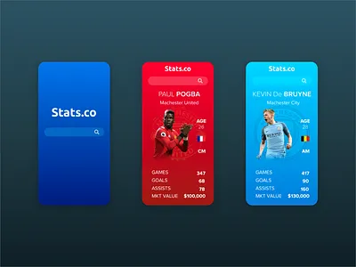 Stats.co app design flat illustration logo minimal type typography ui vector