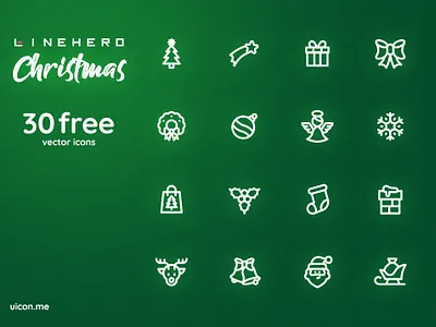 Free Christmas Icons christmas christmas icons free free icons freebies icon icon design icon designs icon set iconography icons icons set santa santaclaus vector