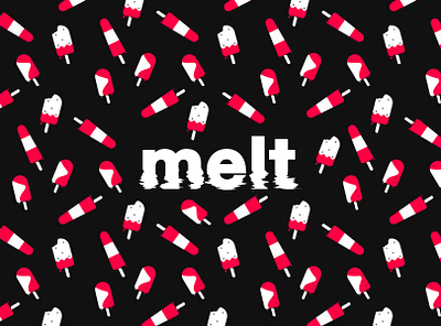 Melt Ice Pops ice cream illustrator melting popsicle popsicles