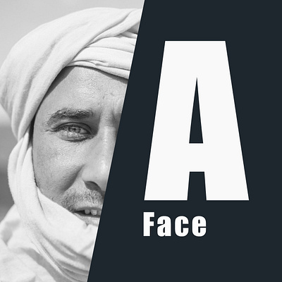 Unknown face design graphic