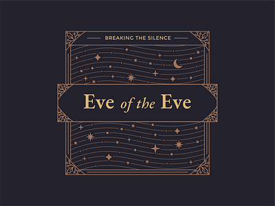 Advent: Eve of the Eve advent christmas illustration monoline night sky