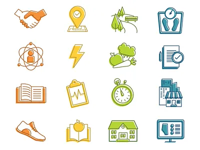 Community Icons branding design illustrator illustrator cc