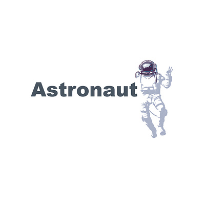 Astronaut design illustration