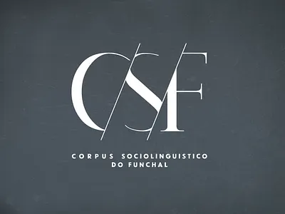 CSF Logo design linguistics logo