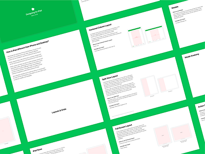 Nextdoor - iPad Design Guidelines app design guidelines design system guide ipad ipad guidelines nextdoor presentation