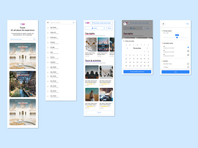 Touring Bird design figma google mobile design ui ux