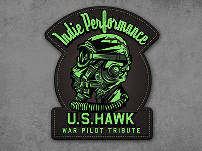 US HAWK badge badge design branding illustration labels logo motocross motorcycle vector