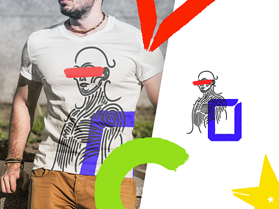 Deus ex Lineae Shirt illustration shapes shirt