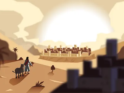 Desert Jesus and his donkey christianity desert donkey jerusalem jesus jesus christ sand