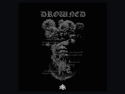Drowned art artwork design drawing illustration merch merch design merchandise shirtdesign vector