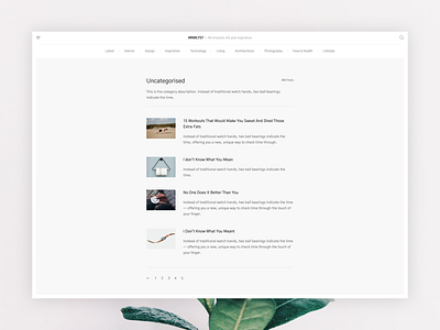 Blog Archive archive blog clean web design minimal website wordpress theme