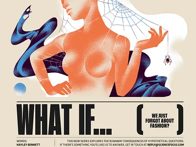 Illustration for BBC Science Focus magazine character clothes dress fashion future identity illustration magazine mannequin shopping