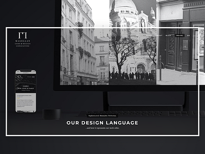 Minimal Landing Page - Daily UI Challenge 003 branding design freelancer landing page logo magellan minimal minimalist mockup portfolio typography ui web webdesign website