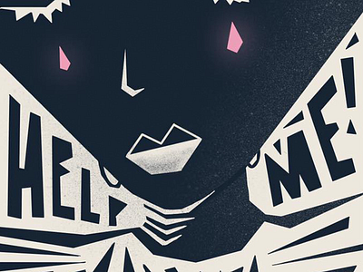 HELP ME! illustration design hustwilson