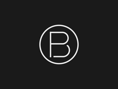PB Monogram brand identity branding concept corporate design design flat graphic design logo minimal monogram monogram logo type typography vector