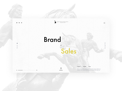 Brand Studio Concept Design agency branding agency website bradning brand brand agency design home page sale sales studio ui ux web website white