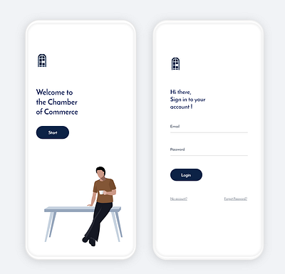 Mobile adobe xd design illustration ui